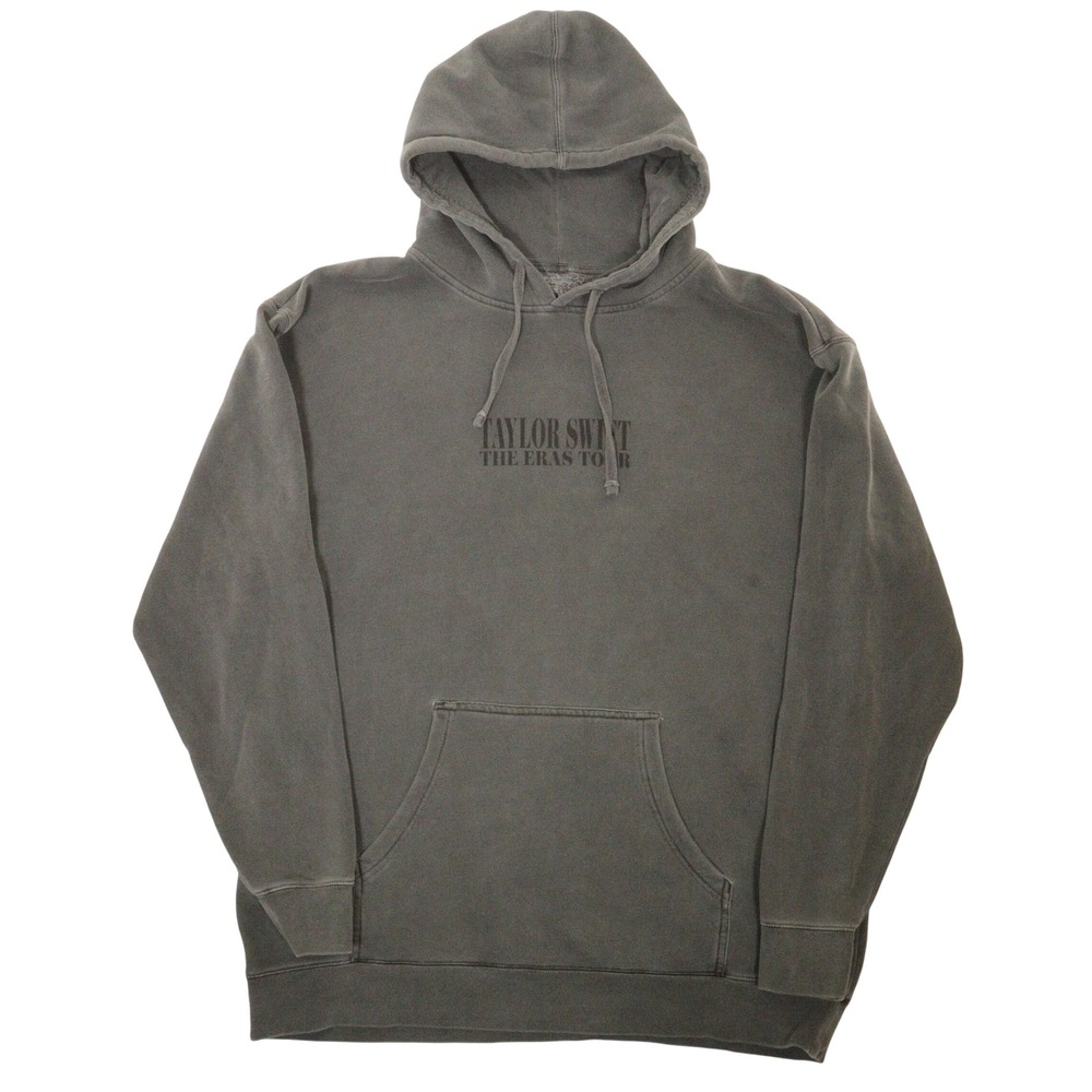 Taylor Swift Hoodie The‎ Eras Tour Graphic Fleece Gray Men XXL